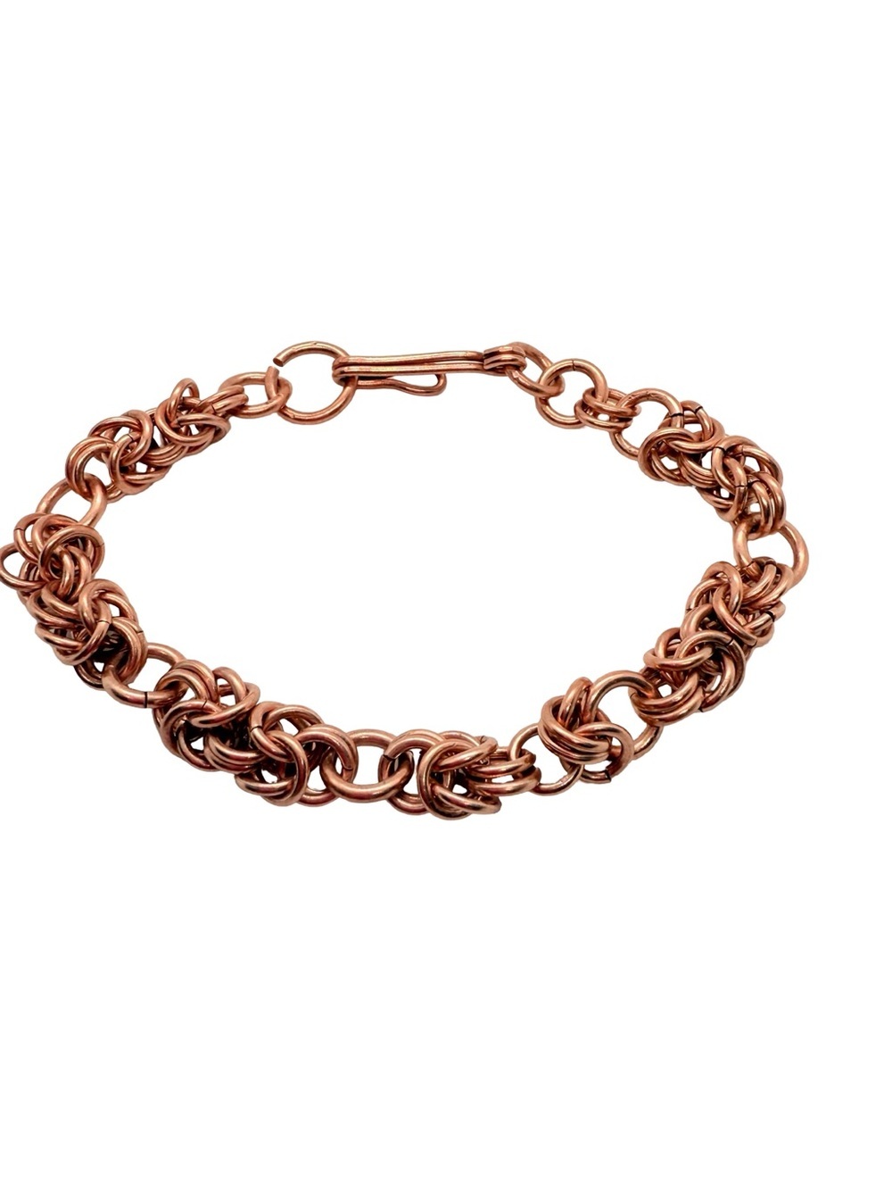 ✨ Gorgeous Handmade Byzantine Love Knot Chainmaille Bracelet ✨